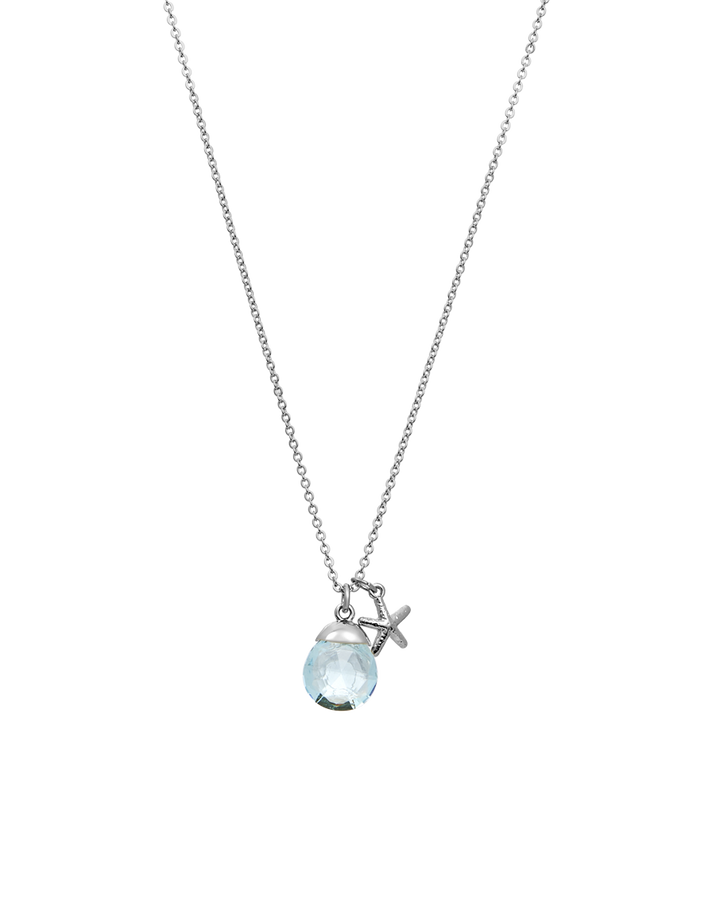 Gemstone Starfish Necklace
