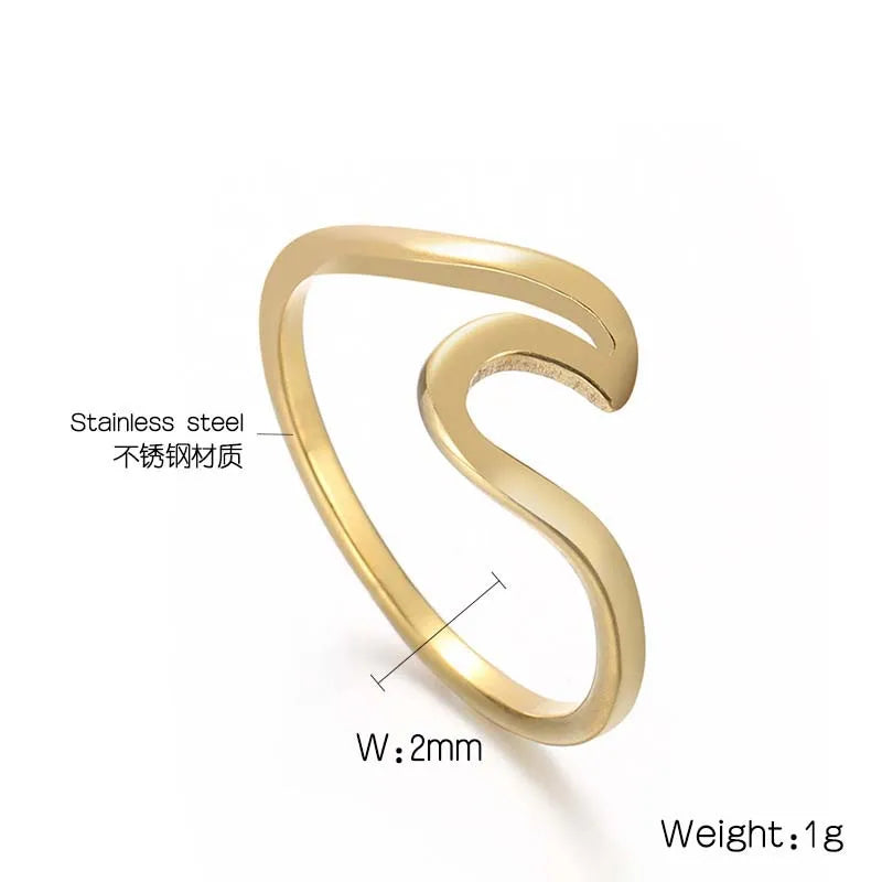 The Liora Wave Ring