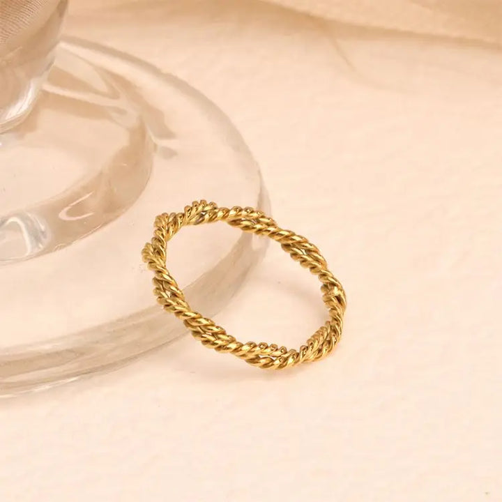 The Ember Twist Ring