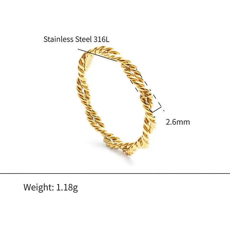 The Ember Twist Ring