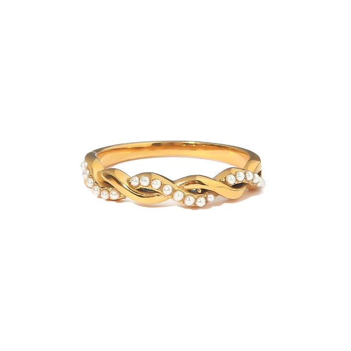The Twist Pearl Ring