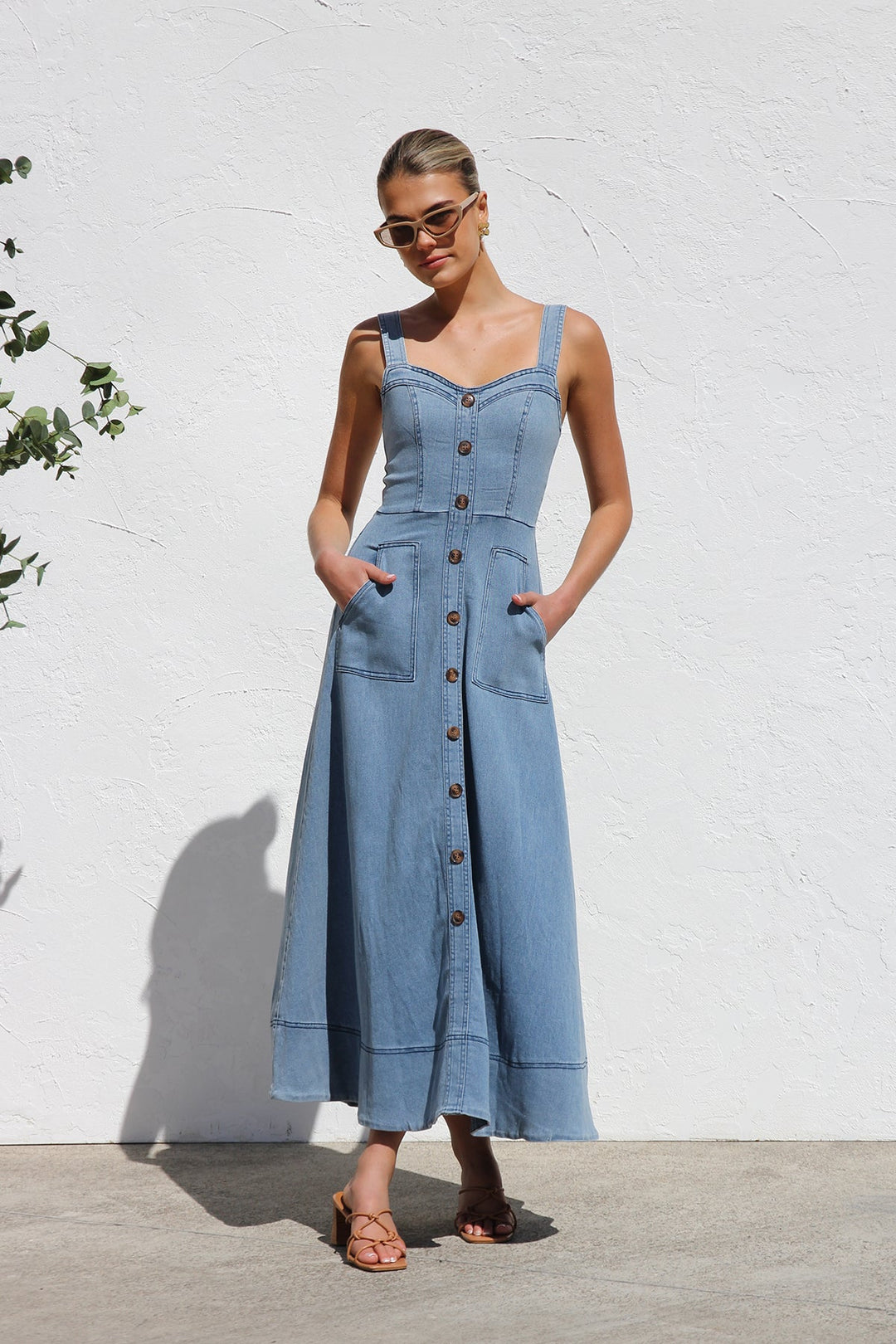 Chen Dress BLUE DENIM