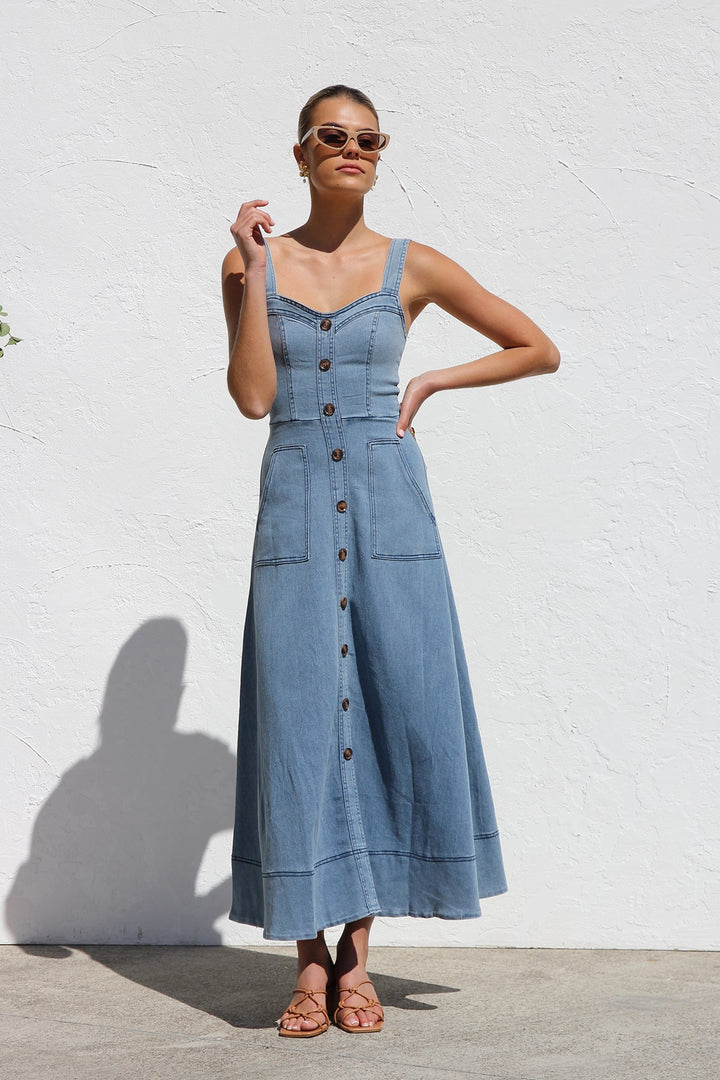 Chen Dress BLUE DENIM