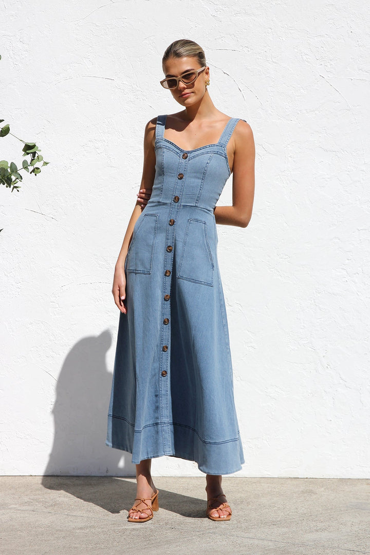 Chen Dress BLUE DENIM