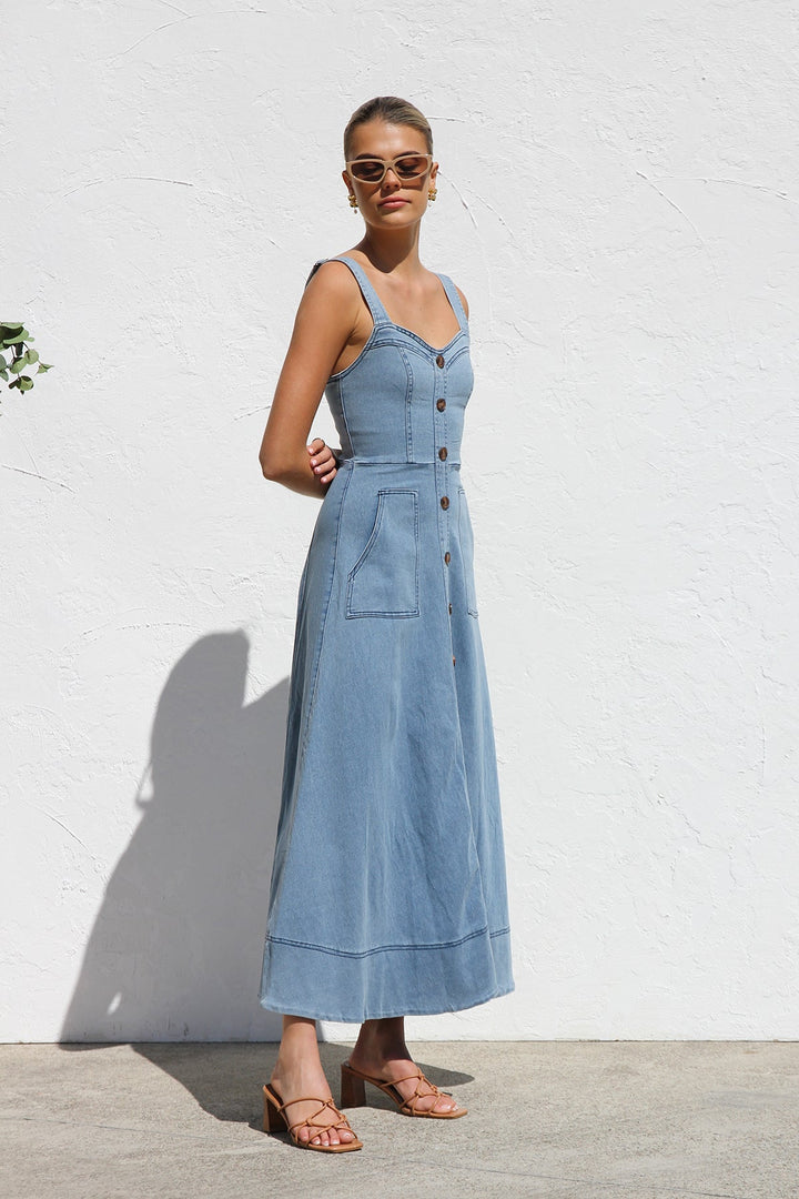 Chen Dress BLUE DENIM