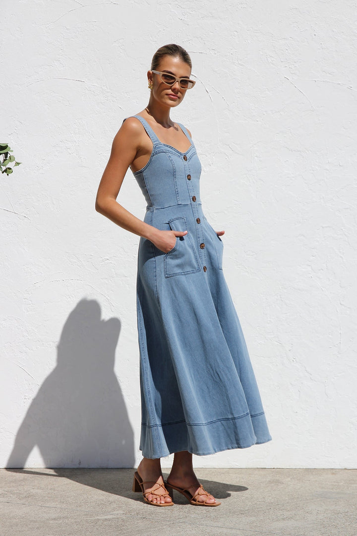 Chen Dress BLUE DENIM