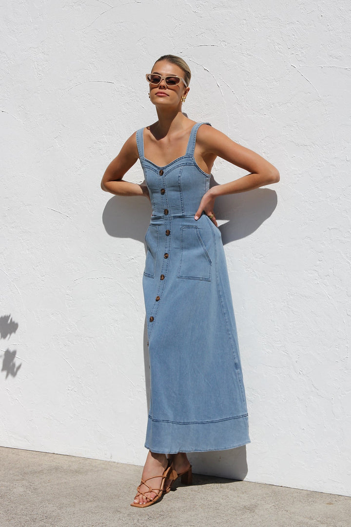Chen Dress BLUE DENIM