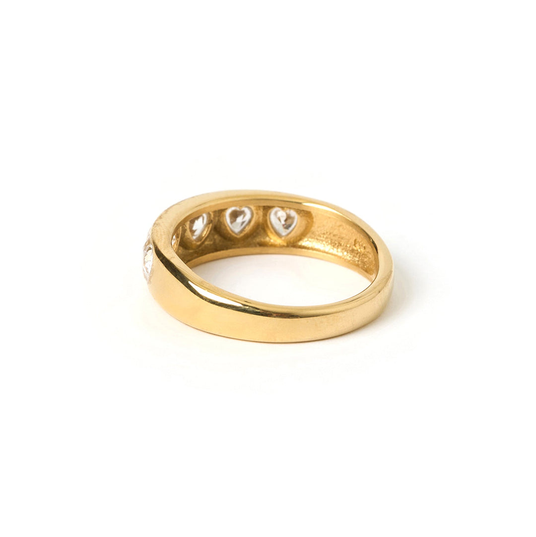 J'adore Gold Ring - Stone