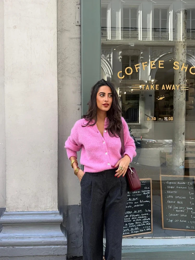 Aylin | Pink Cardigan