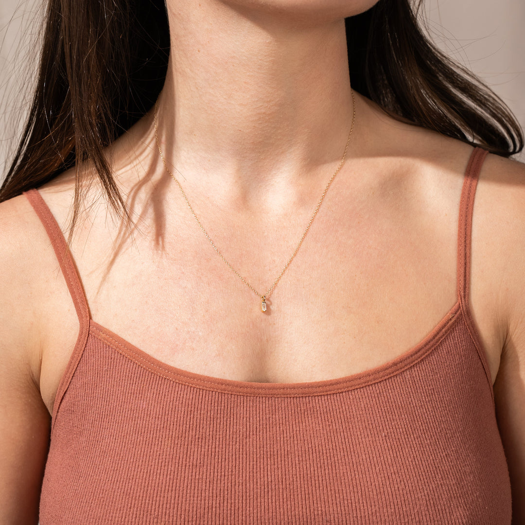 Moonstone Vesper Necklace