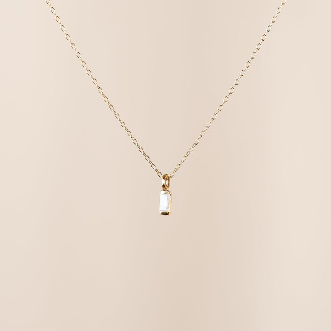 Moonstone Vesper Necklace