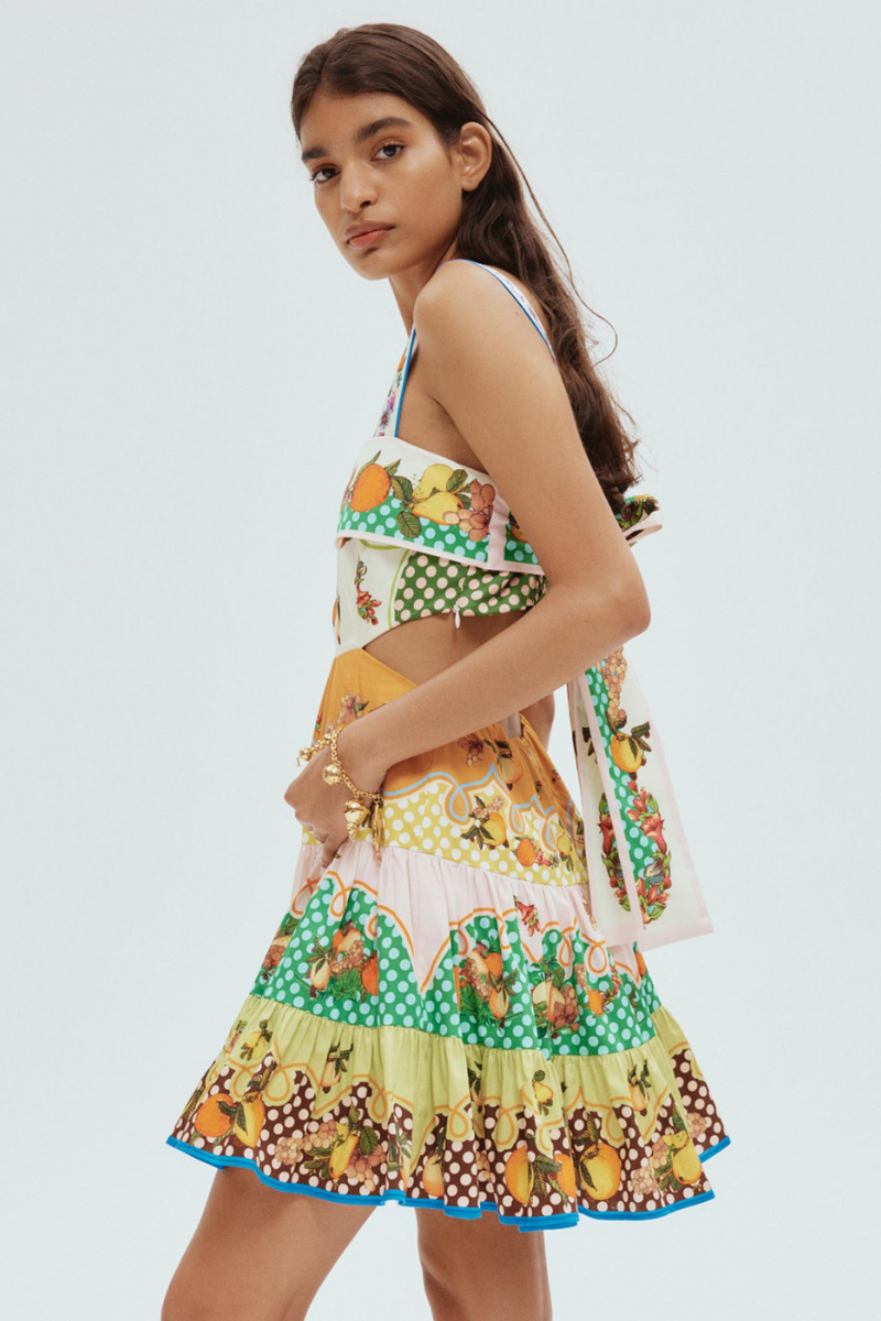 Ardiente Cutout Bow Mini Dress