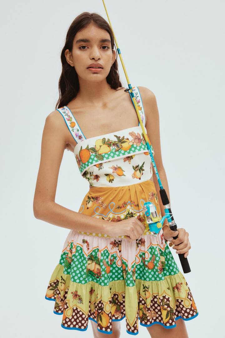 Ardiente Cutout Bow Mini Dress