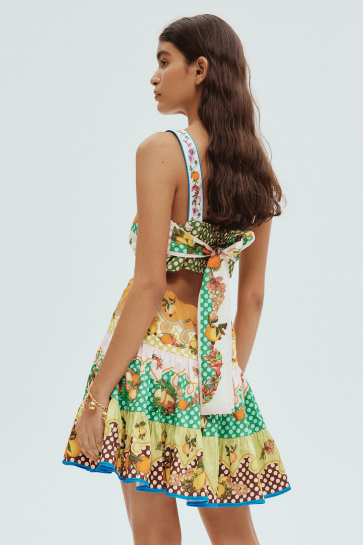 Ardiente Cutout Bow Mini Dress