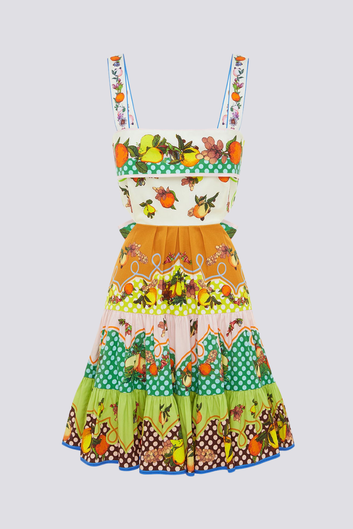 Ardiente Cutout Bow Mini Dress