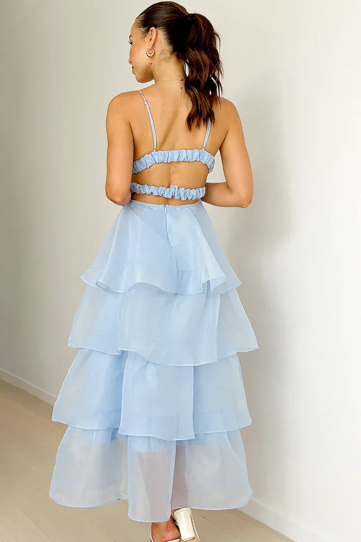 Calandra Maxi Dress - Blue