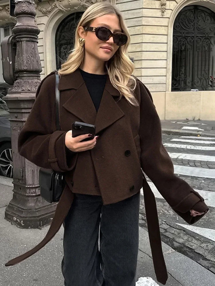 Chason - Wool Brown Coat