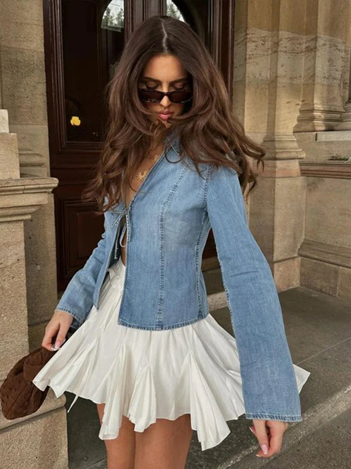 Eveline | Denim Blouse