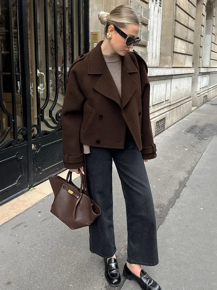 Chason - Wool Brown Coat