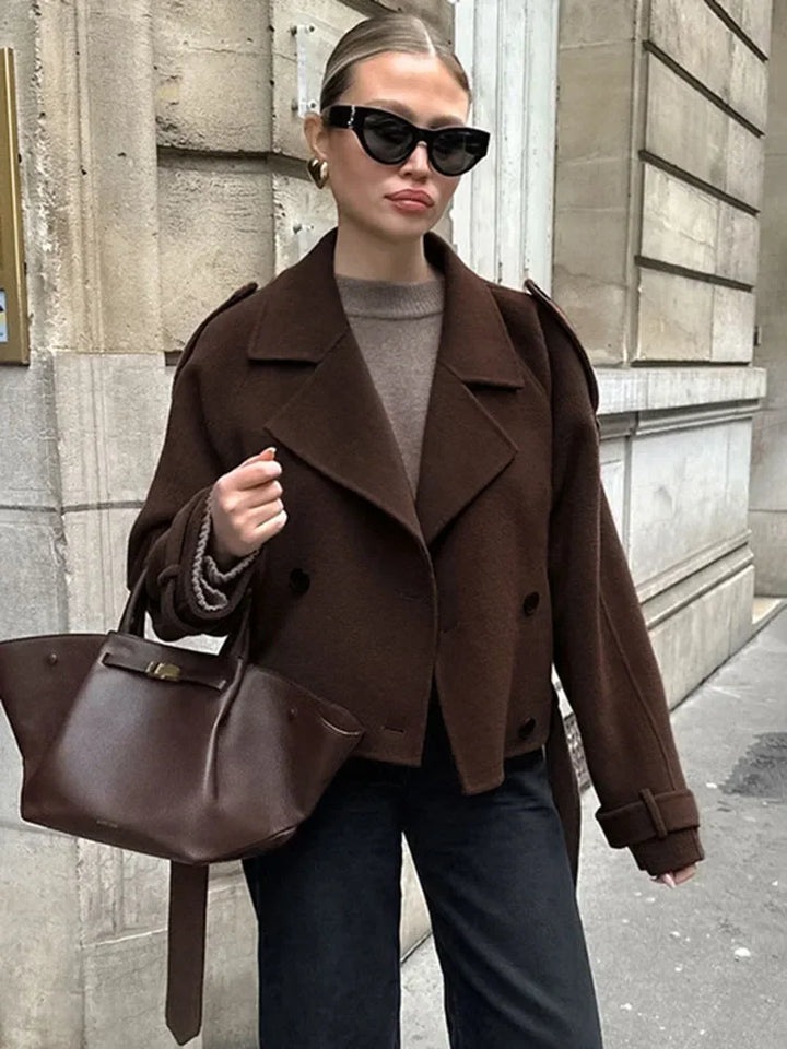 Chason - Wool Brown Coat