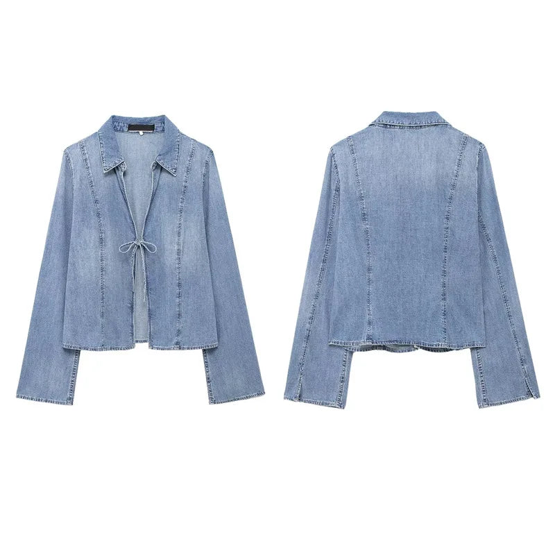 Eveline | Denim Blouse
