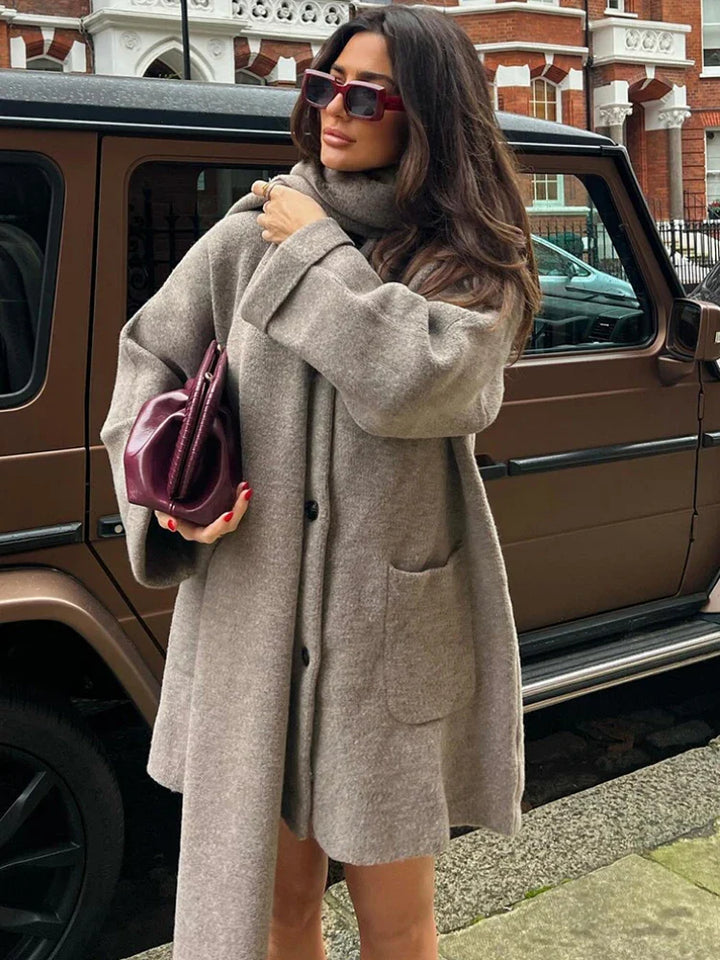 Eli | Coat with Scarf