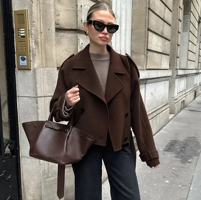 Chason - Wool Brown Coat