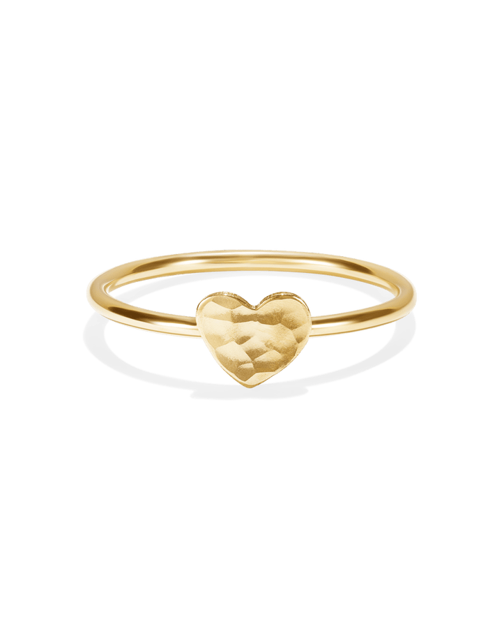 Tiny Heart Stacking Ring