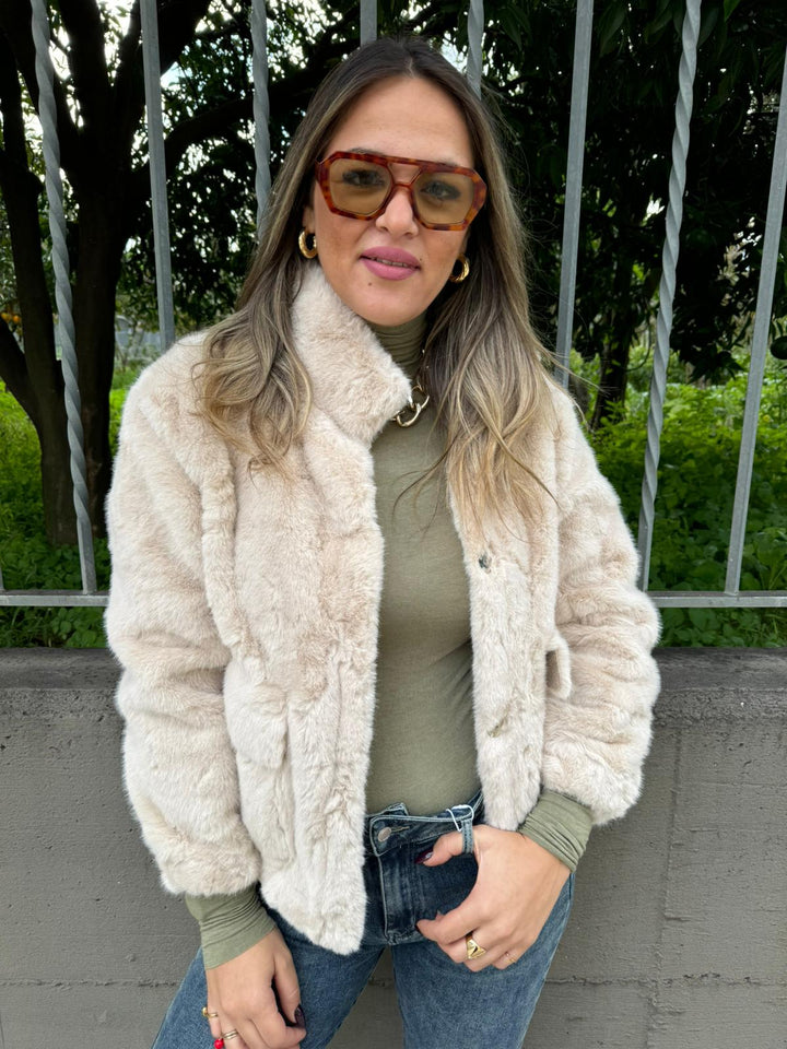 Bower | Faux Fur Jacket