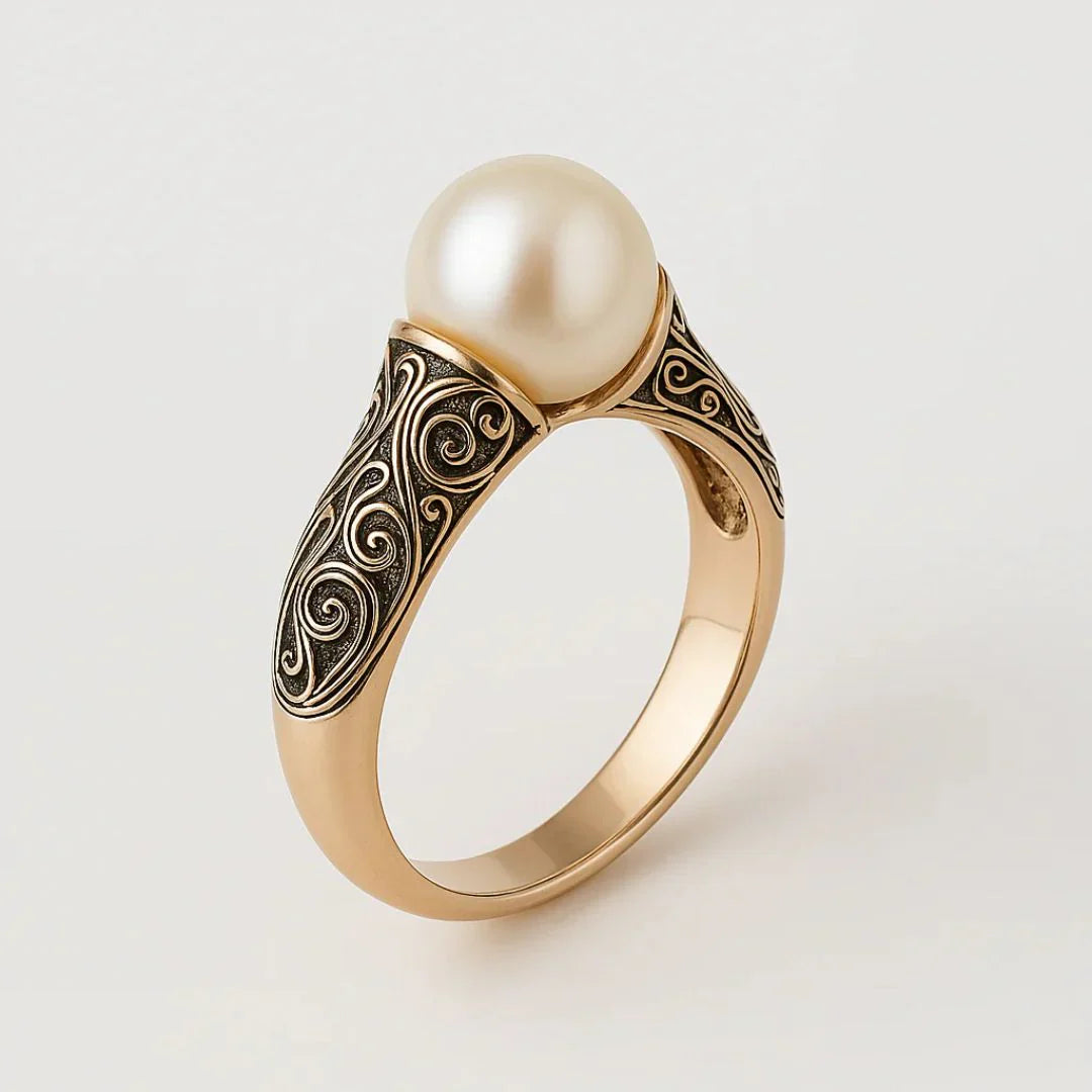Charm - Vintage Pearl Ring