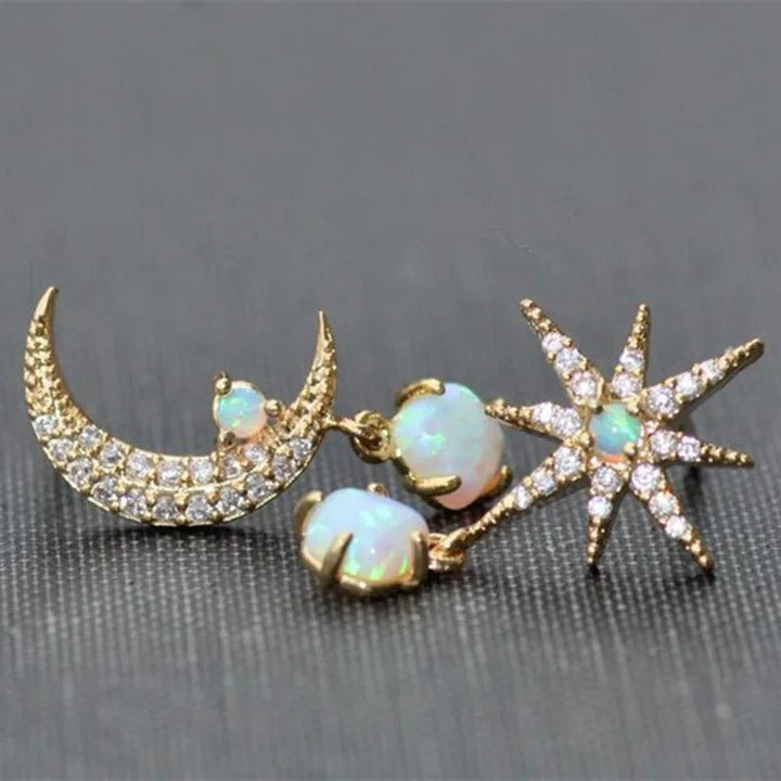 Star Elegant Pearl Earrings