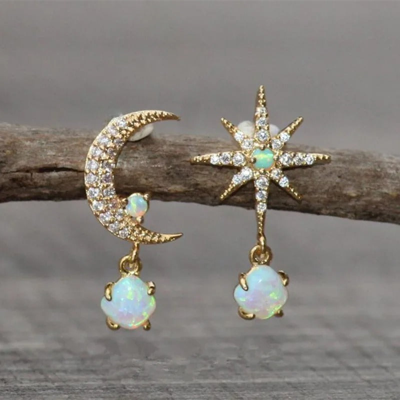 Star Elegant Pearl Earrings