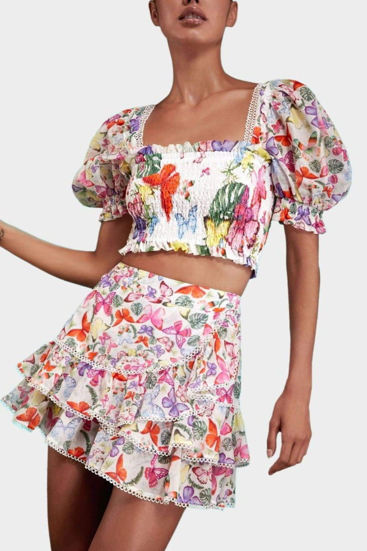 Cressida Butterfly Printed Set