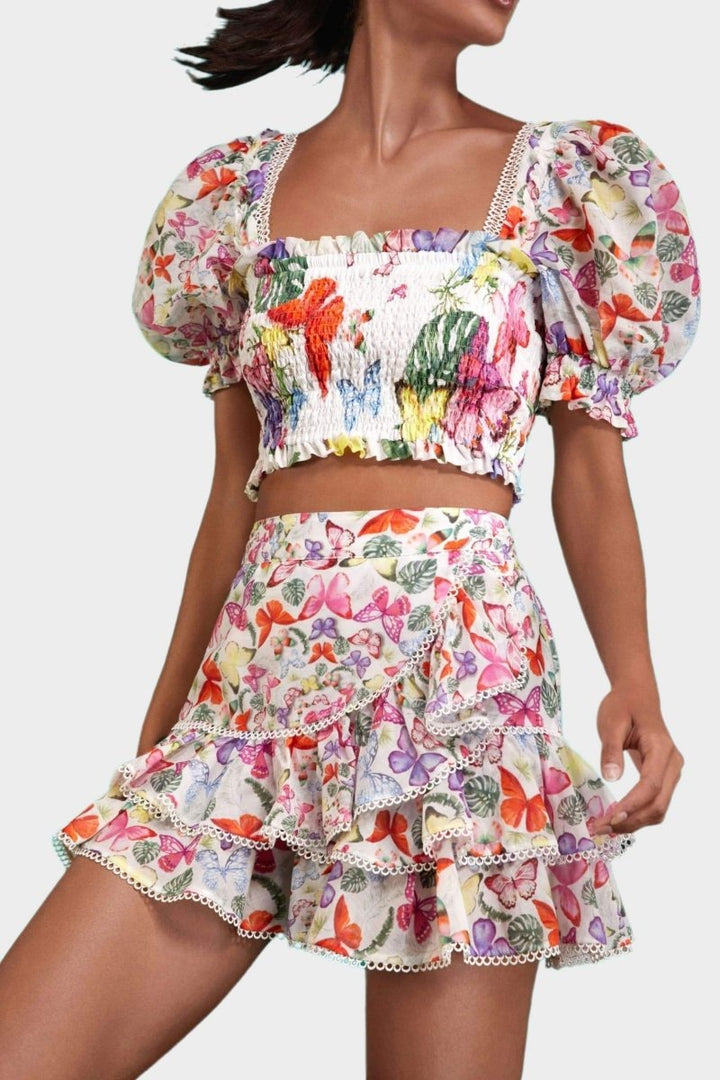 Cressida Butterfly Printed Set