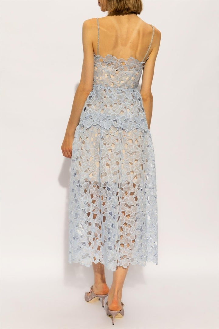 Hartwell Lace Tiered Cami Midi Dress