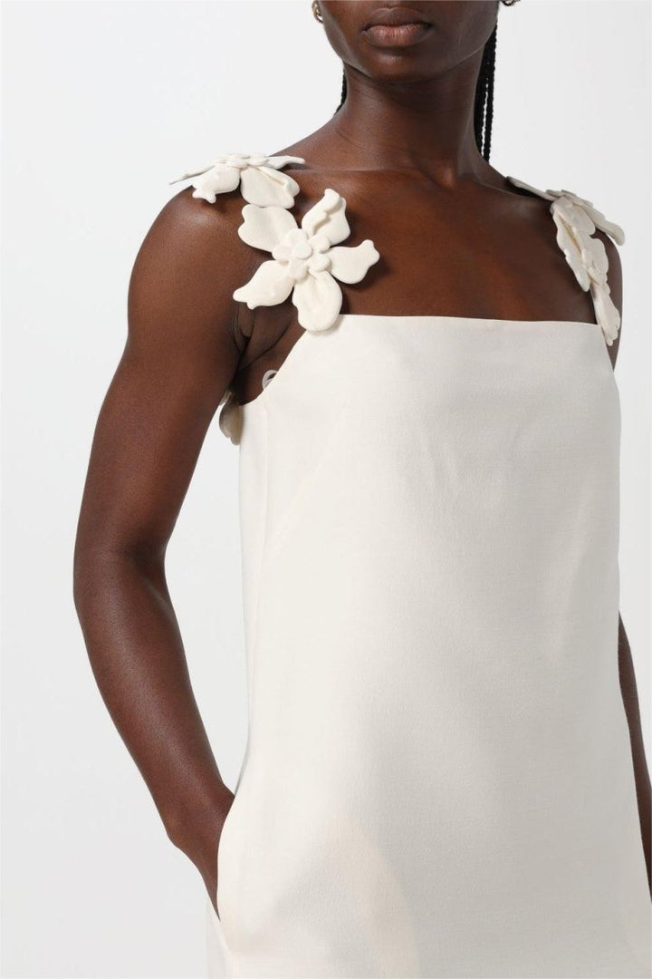 Esdras Flower Strap Mini Dress