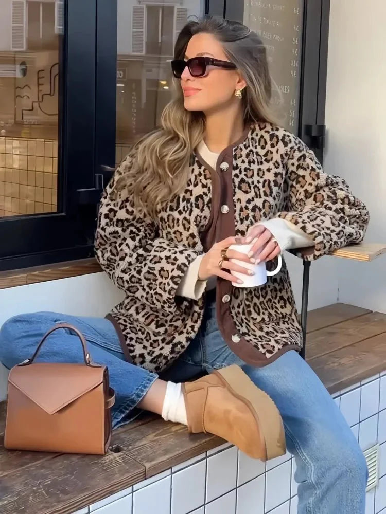 Sienna | Chic Leopard Cardigan