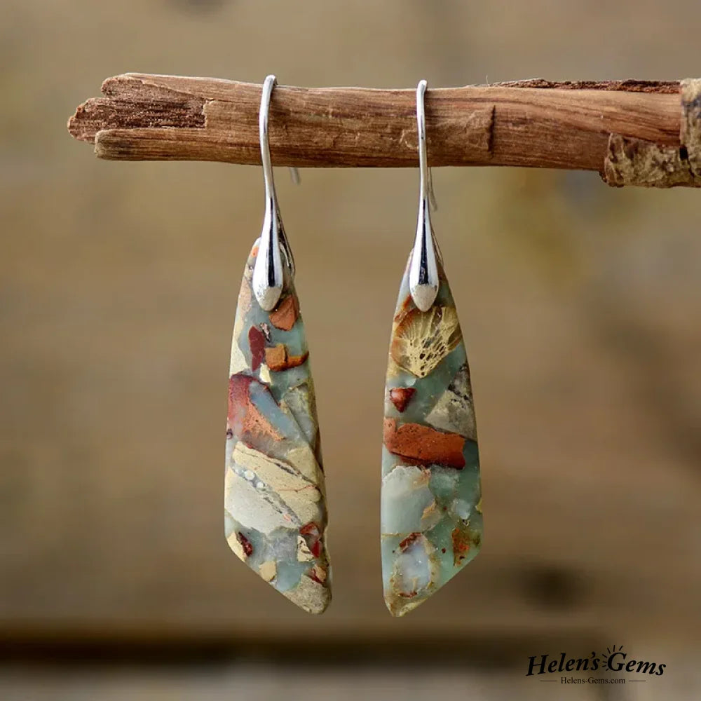 Retro Stone Earrings